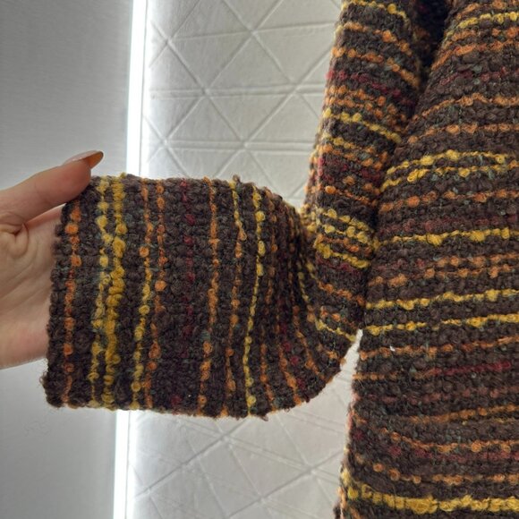 Loro Piana new woven mid-length wool coat - Picture 2 of 8